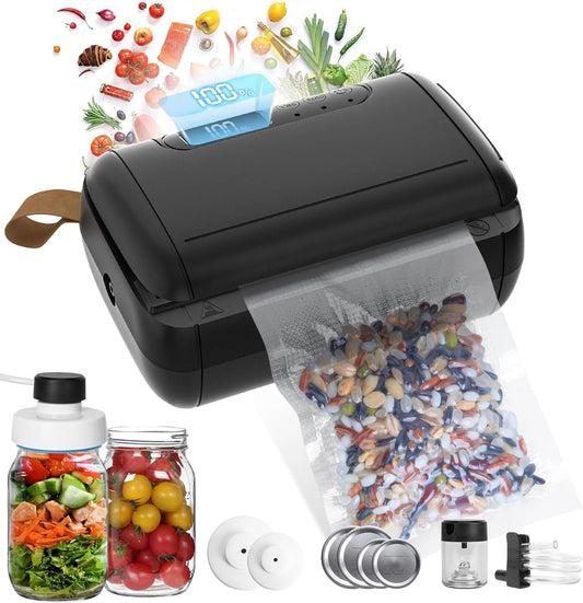 10-in-1 Electric Mini Vacuum Sealer Kit - Preserve Freshness!