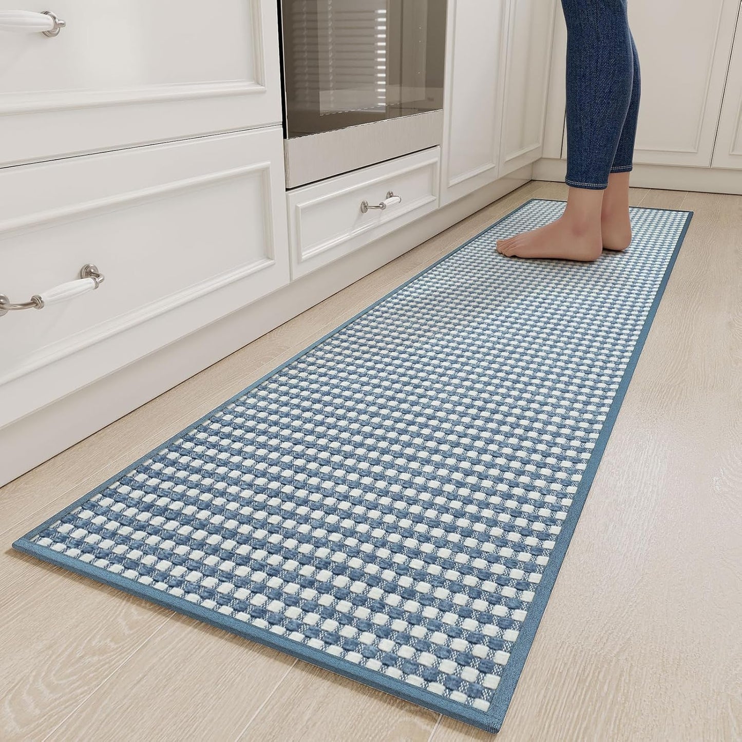 Long Kitchen Runner Rugs Non Slip Washable Chenille Mats 17x71
