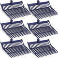 Manure Fork Replacement Heads 6-Pack - Durable 18-Tine Pitchfork Set