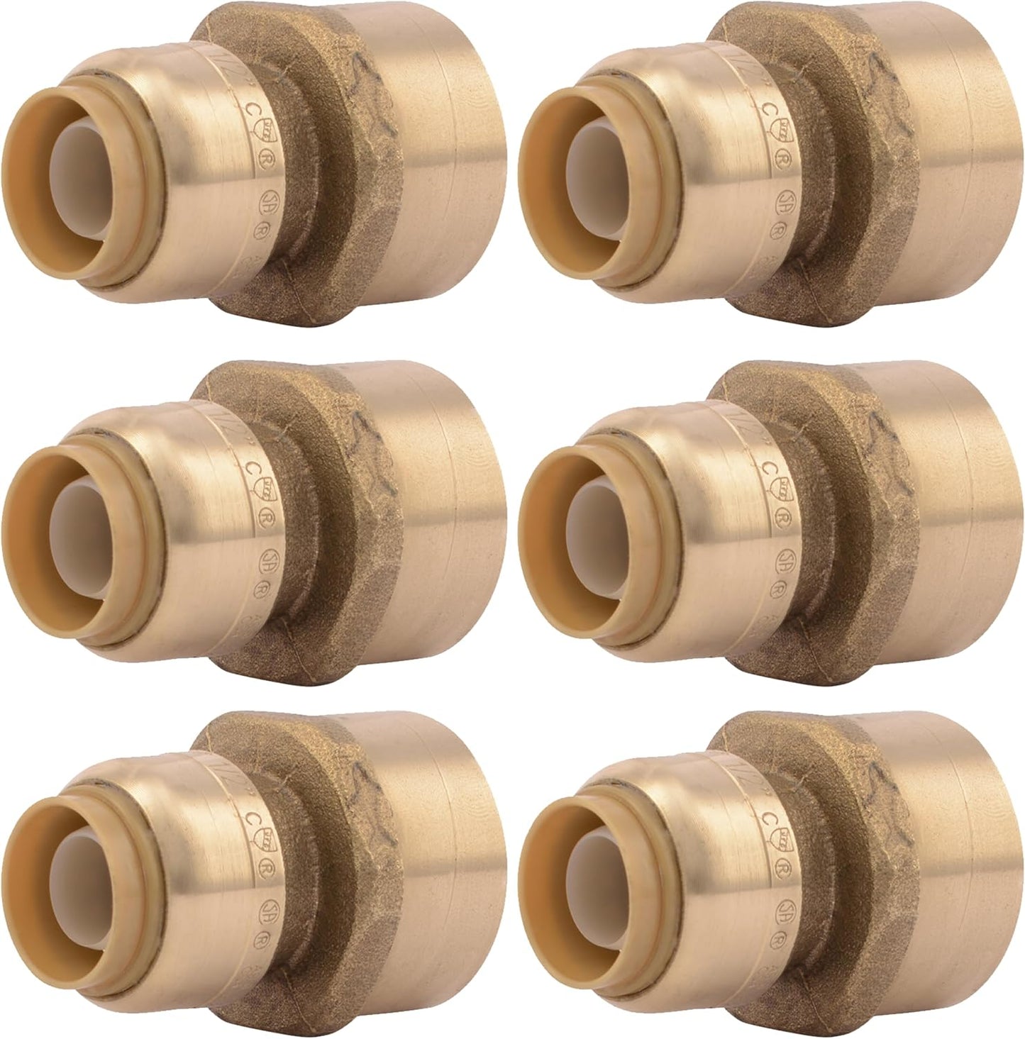 SharkBite 1/2 Inch x 3/4 Inch Reducing Adapter for Plumbing