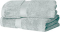 Egyptian Cotton Pile Bath Towels Set of 2 - Seafoam Luxury
