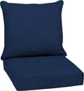 24 in x 24 in Deep Seat Cushion Set Sapphire Blue - Weather-Proof