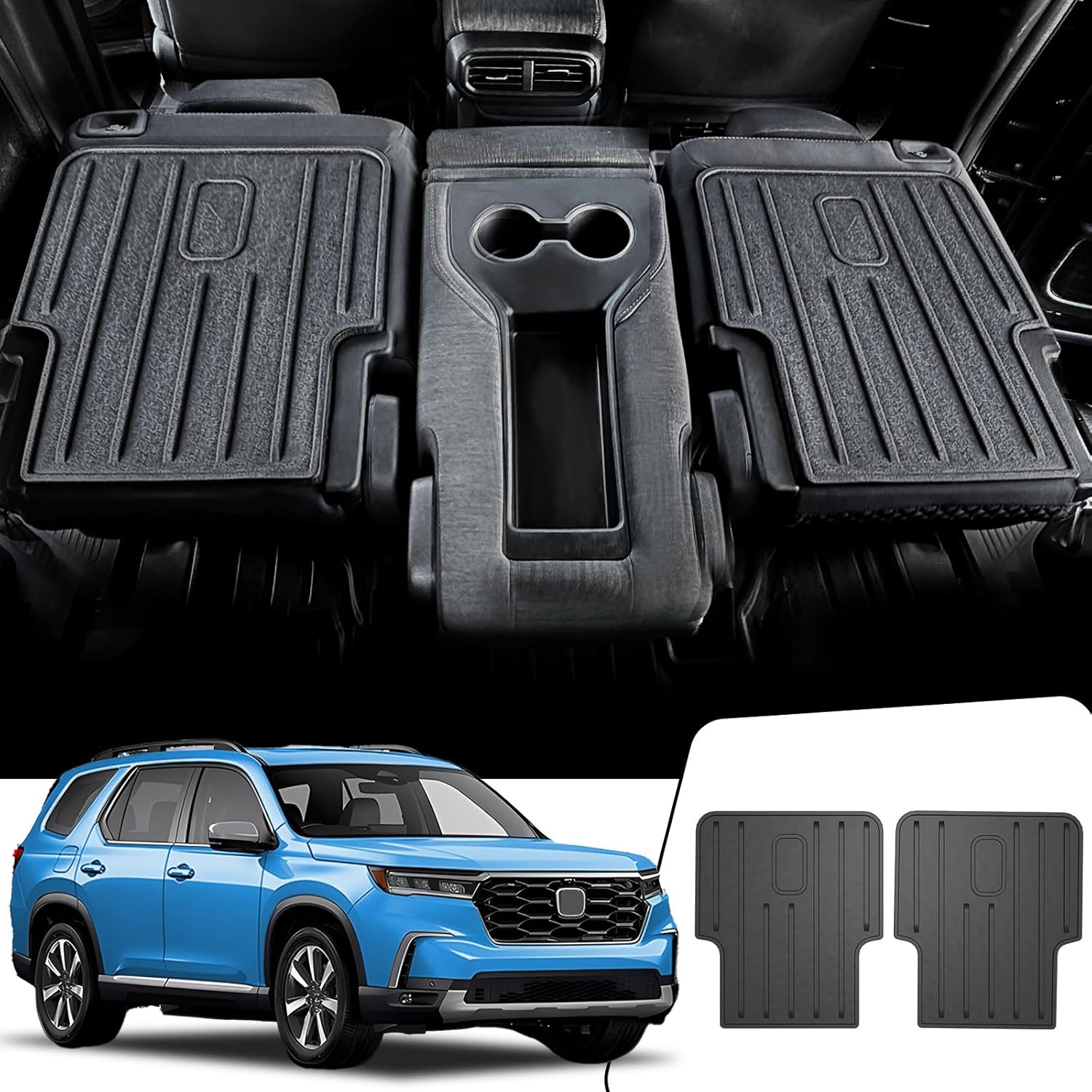 Backrest Mats for Honda Pilot 2023 2024 2025 - All Weather Protection