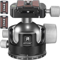 Low Profile Ball Head Tripod Head KB44 - Heavy Duty 66lb Capacity