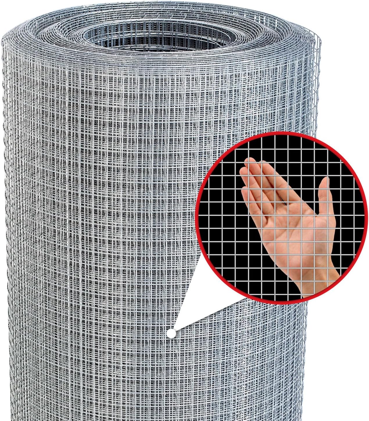 Hardware Cloth 1/4 inch 24 in x 50 ft for Garden and Poultry
