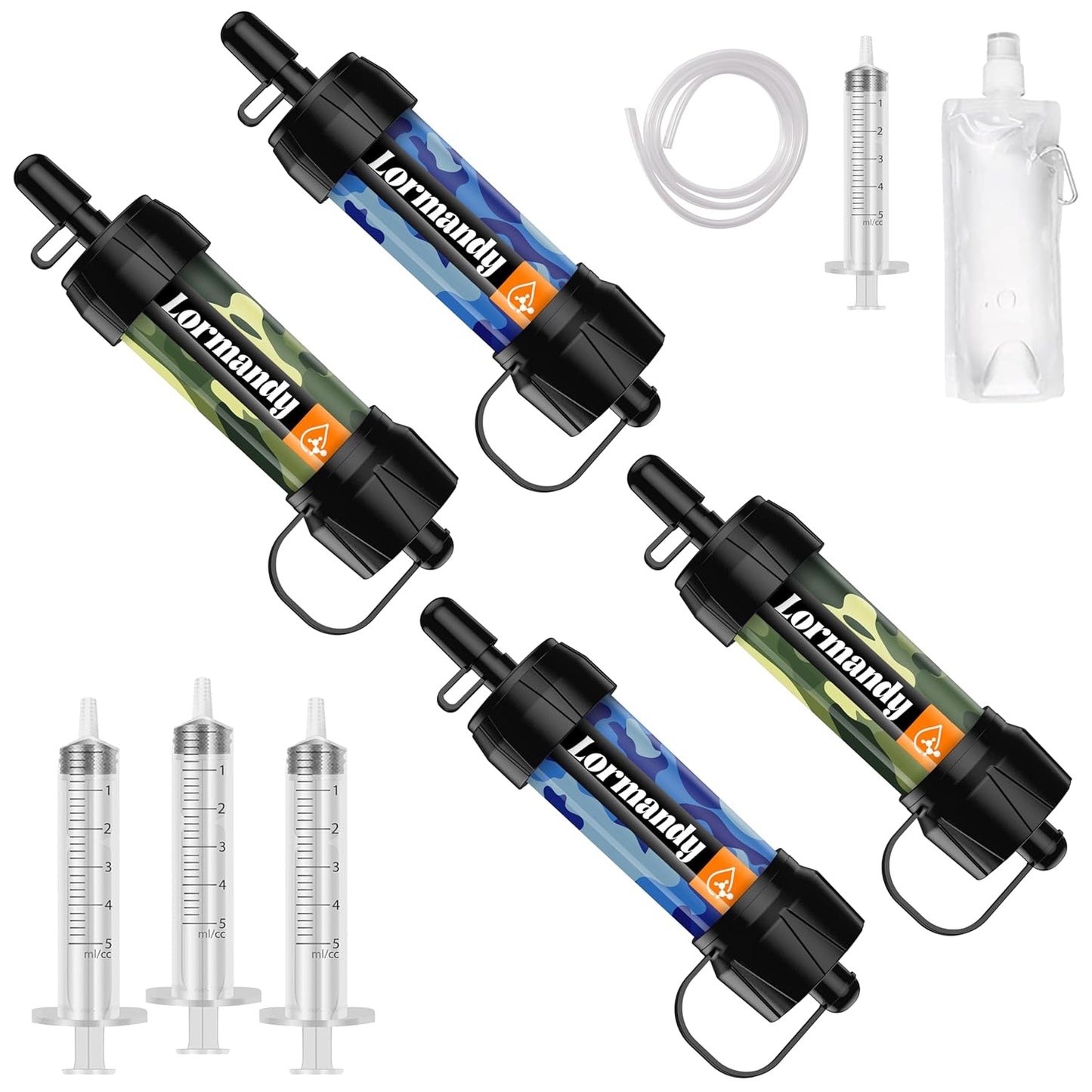 Mini Straw Water Filter - Portable Water Purifier for Travel