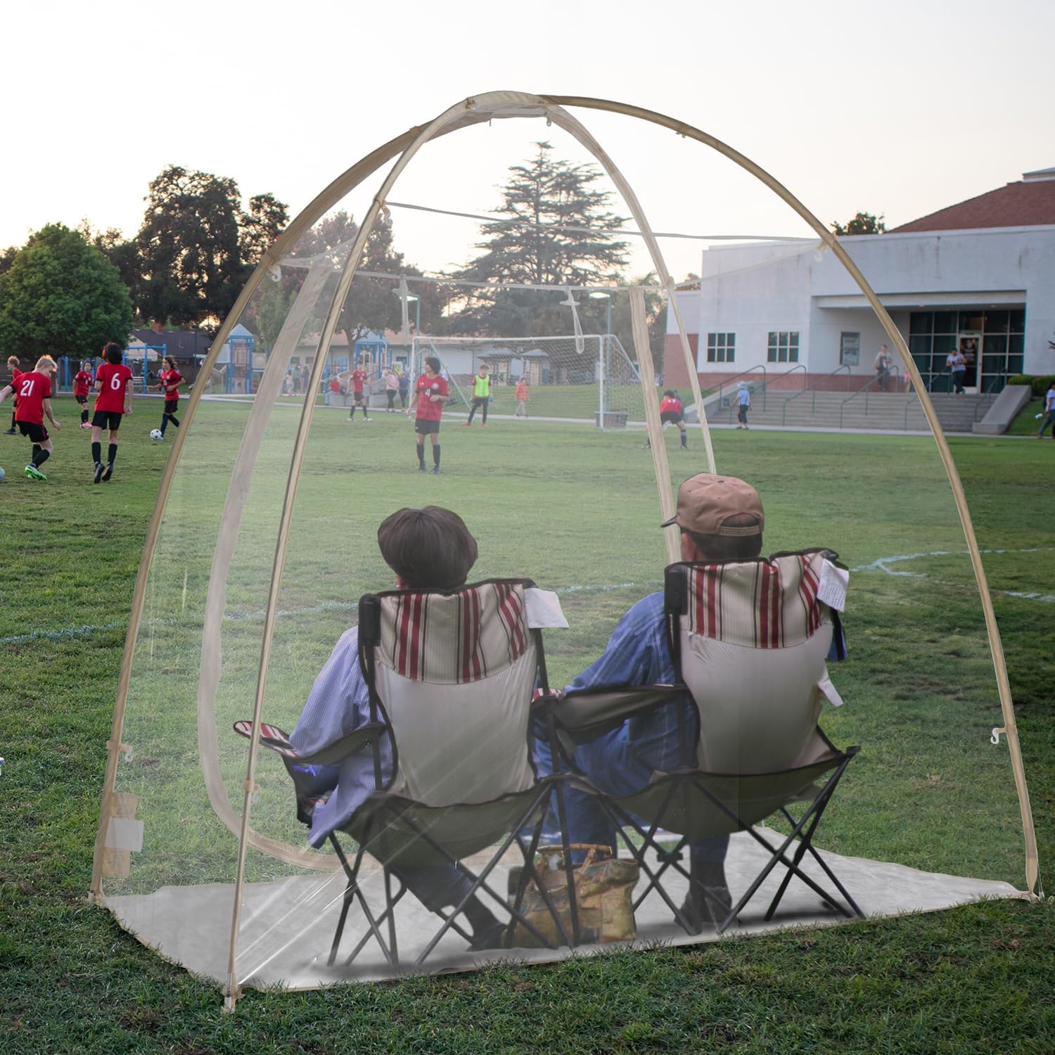 Eighteentek 7' Pop-Up Sports Shelter - Stay Protected Anywhere!