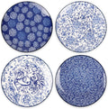 KitchenTour Ceramic Dinner Plates 10.5 in Set of 4 - Large Vintage