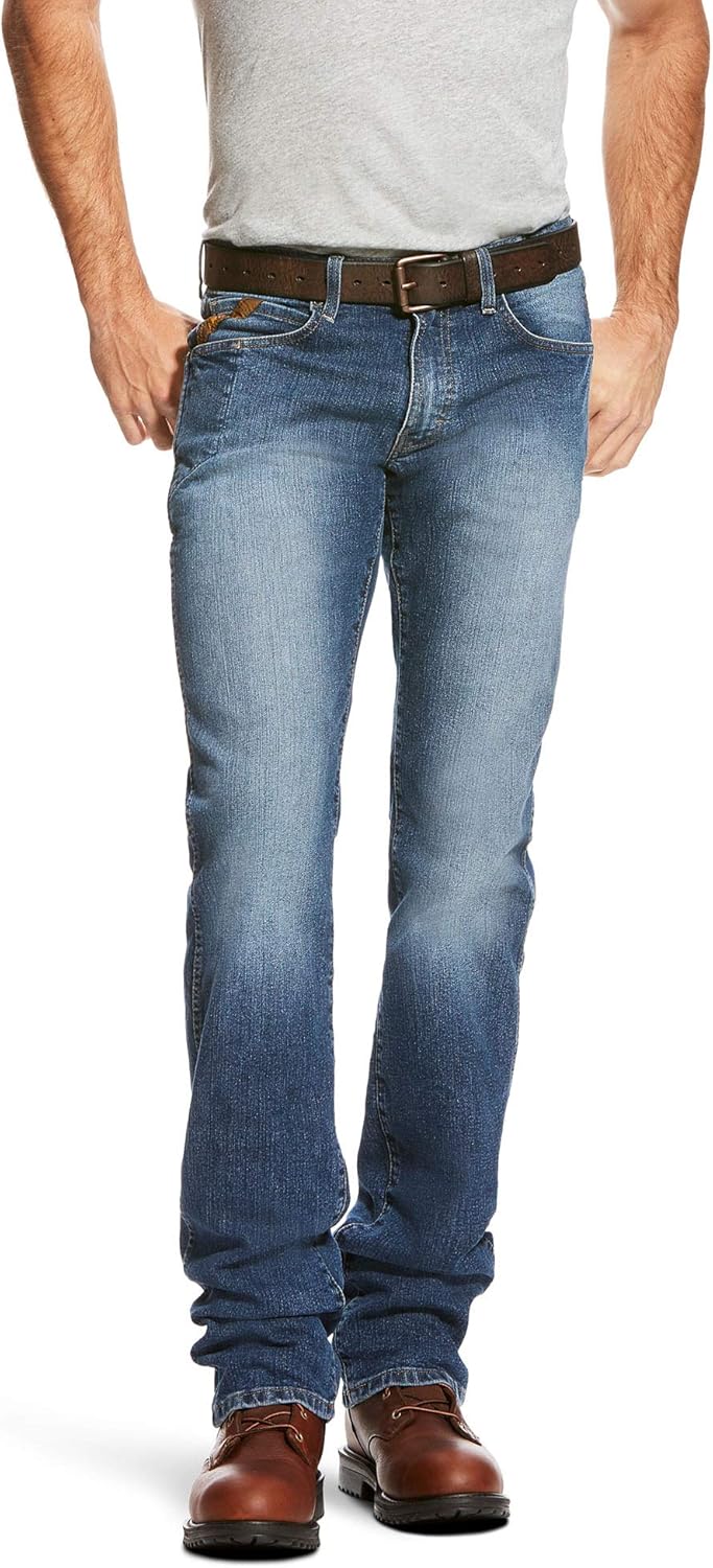ARIAT Men's Rebar M4 Durastretch Jeans for Comfort and Durability