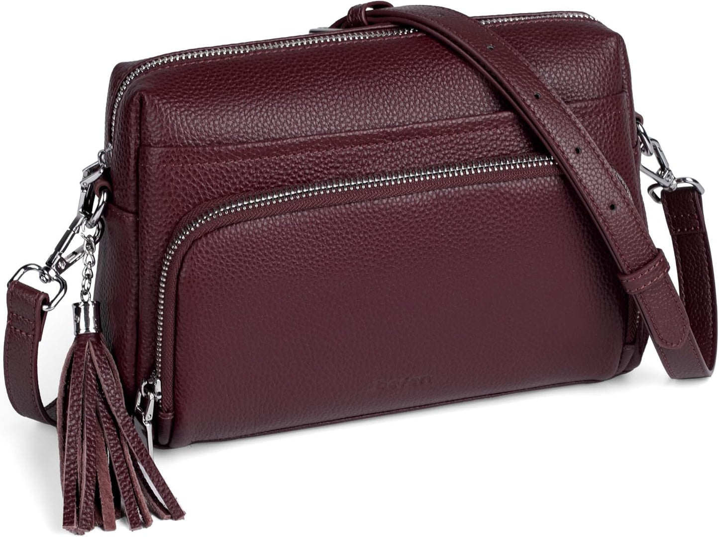 Genuine Leather Crossbody Purses with RFID Blocking Wallet