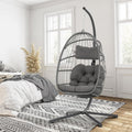 Brafab Swing Egg Chair Hammock with Stand - Comfortable Patio Seat