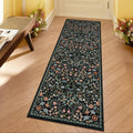 Moynesa Floral Kitchen Runner Rug 2x6 - Soft Washable Hallway Runner