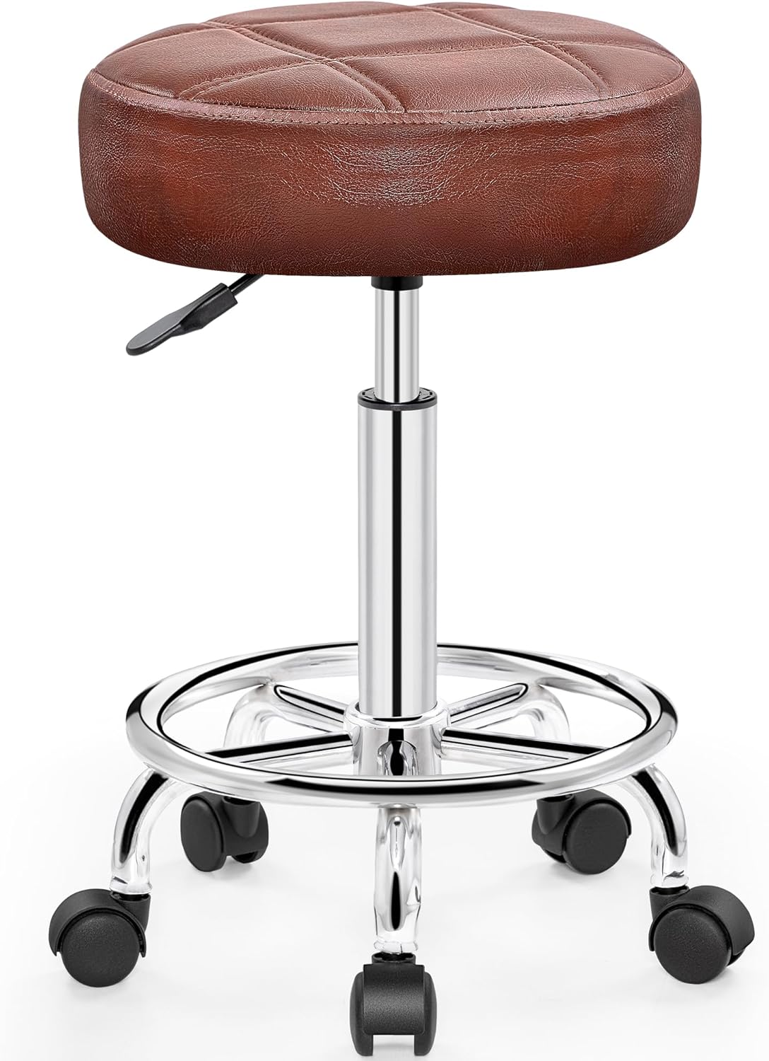 Rolling Stool with Wheels for Versatile Office and Home Use