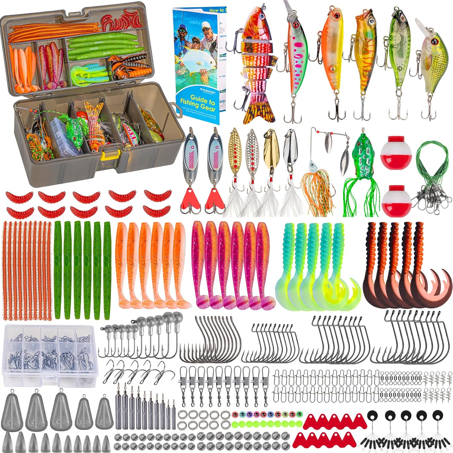 Premium Bass Lure Kit by THKFISH - Ultimate Tackle Box Companion