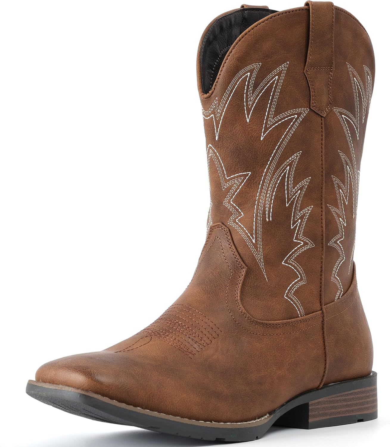 IUV Cowboy Boots for Men: Durable Classic Western Style Footwear