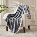 50 x 60 Heated Blanket Throw in London Grey - Soft Electric Throw