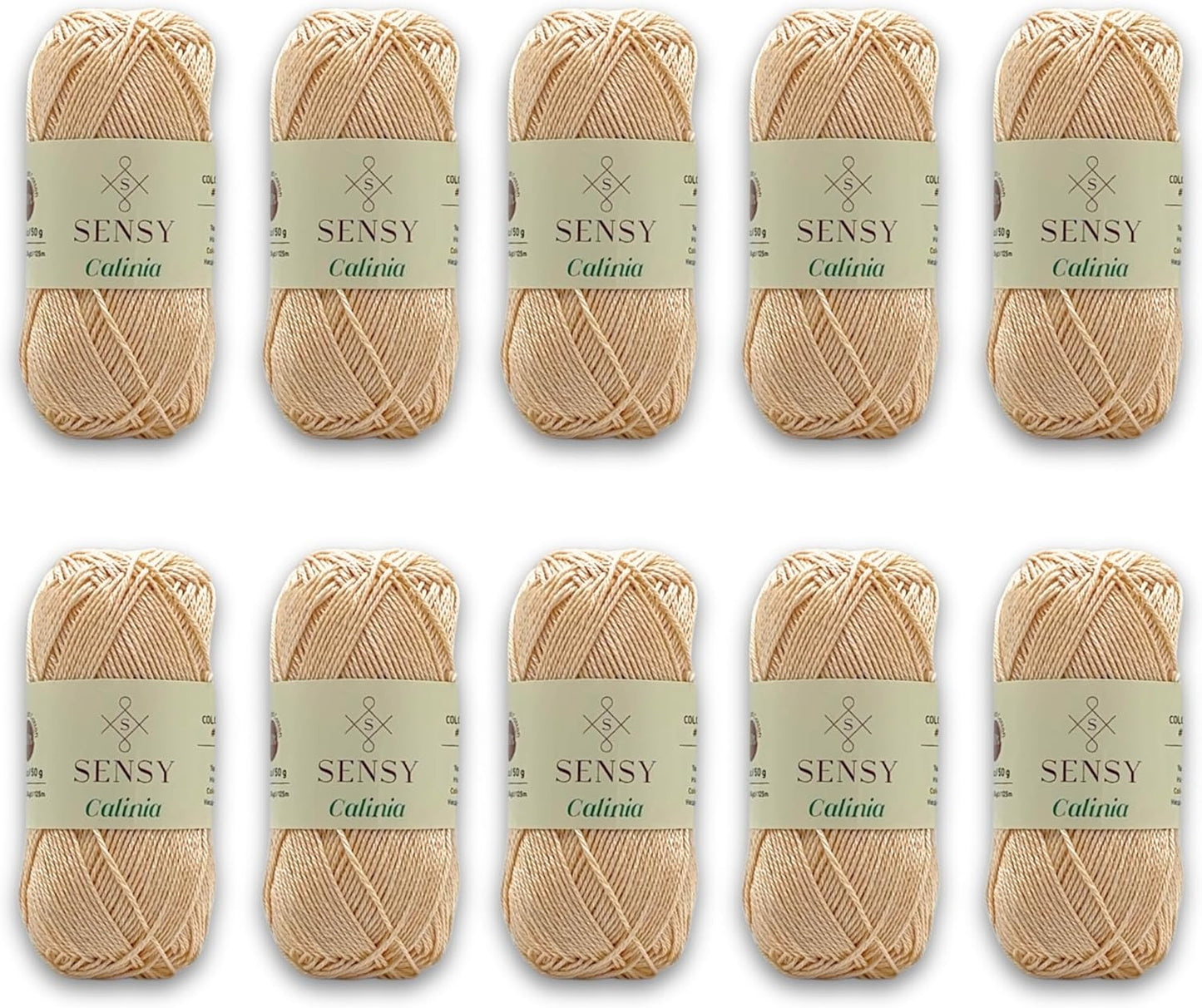10 Skeins of Sensy Calinia Yarn for Amigurumi Projects