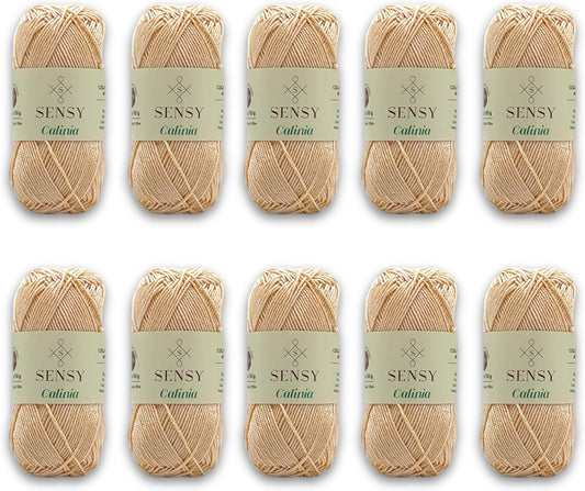 10 Skeins of Sensy Calinia Yarn for Amigurumi Projects