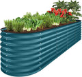 Metal Raised Garden Bed 8x2x2 ft - Deep Root Planter