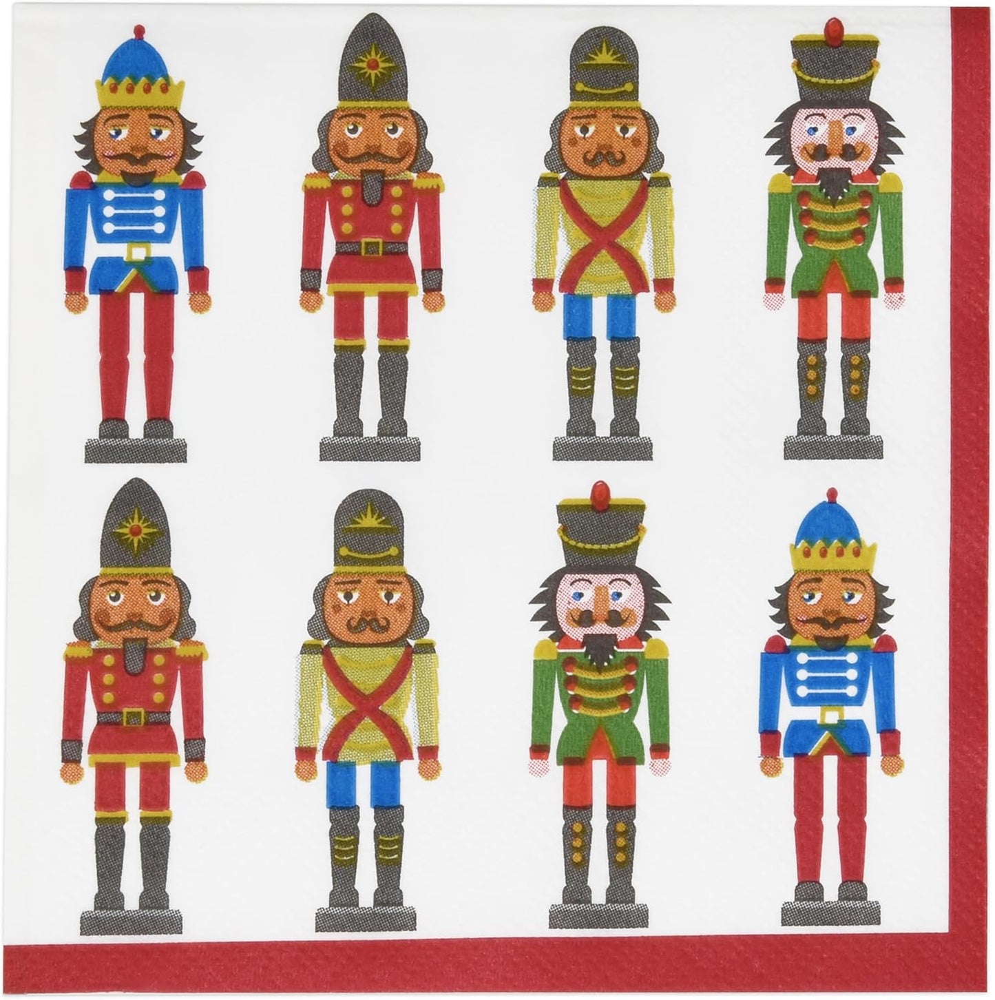 Elegant Nutcracker Cocktail Napkins - 100 Pack