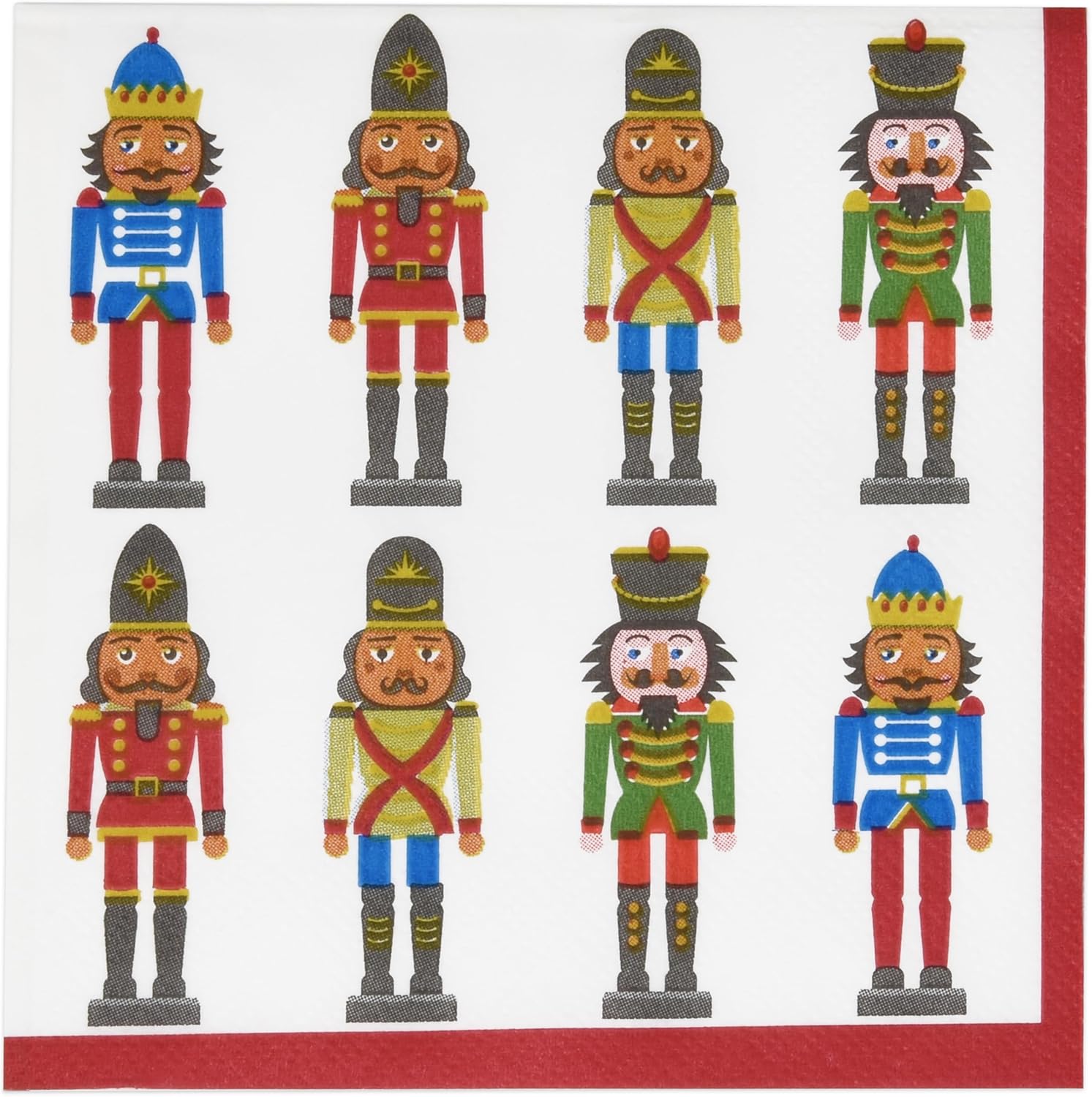Elegant Nutcracker Cocktail Napkins - 100 Pack