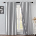 100% Blackout Curtains 108in Long - Thermal Insulated Privacy Panels