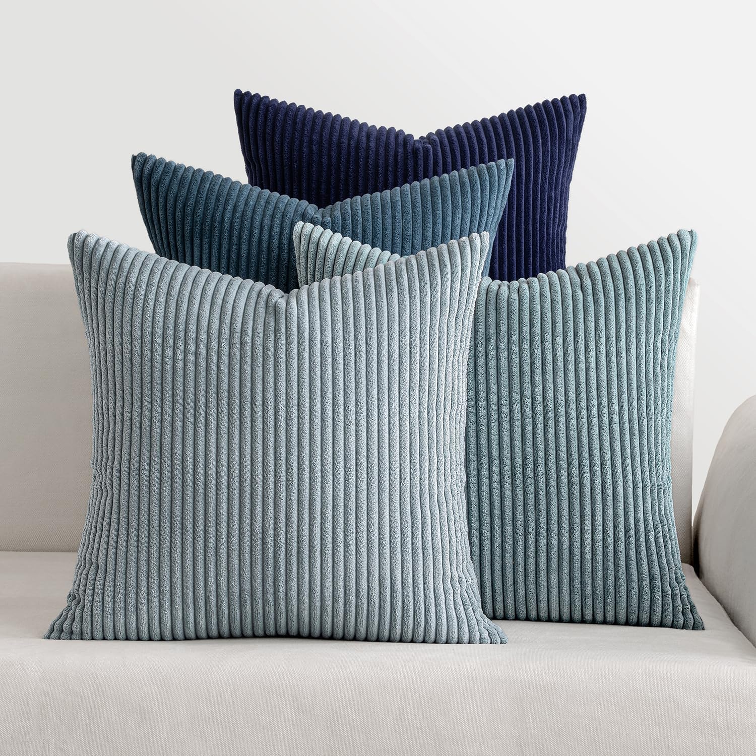 MIULEE Boho Farmhouse Throw Pillow Covers for Cozy Decor