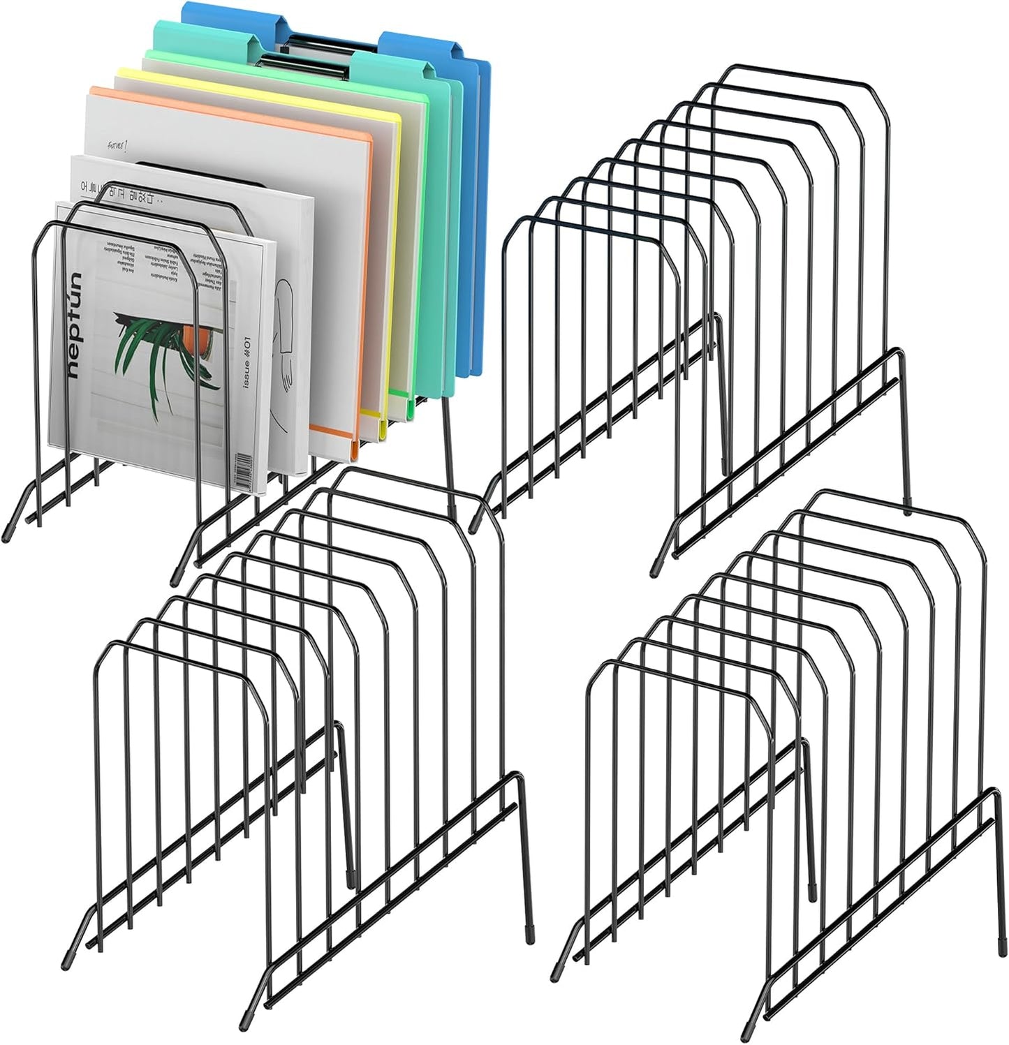 Incline Sorter Desk File Organizer for Office and Home Use