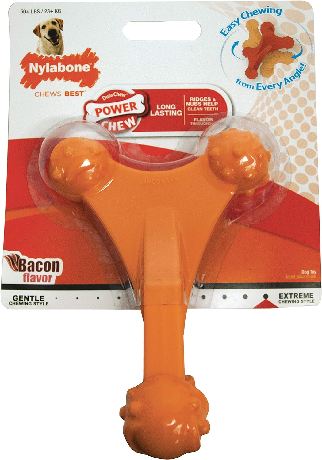 Nylabone Axis Bone Chew Toy: Ultimate Toughness for Aggressive Chewers