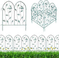 Decorative Garden Fence 4 Pack 24in H x 6.5ft L - Retro Metal Border