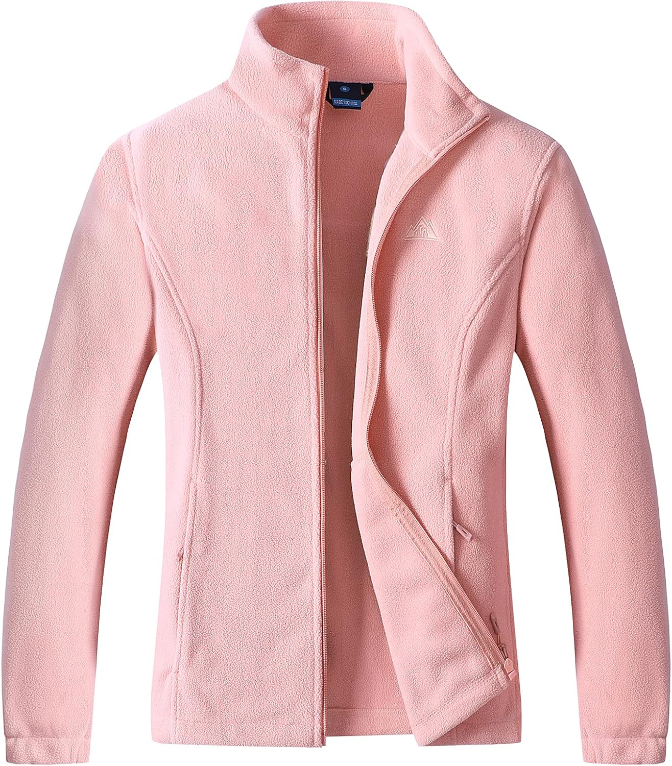 GIMECEN Women's Lightweight Full Zip Soft Polar Fleece Jacket