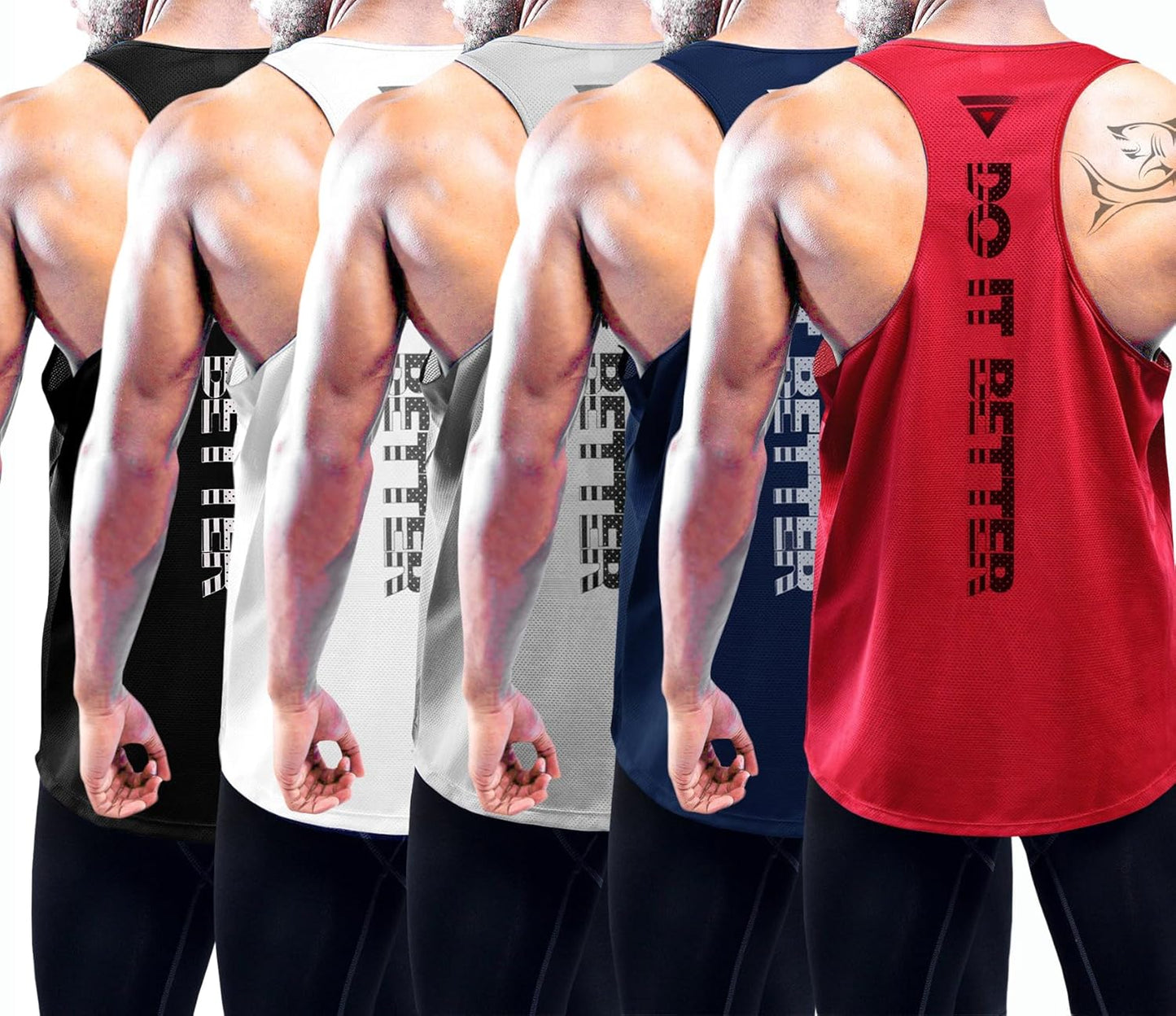 Boyzn Men's Y-Back Workout Tank Tops for Fitness and Style