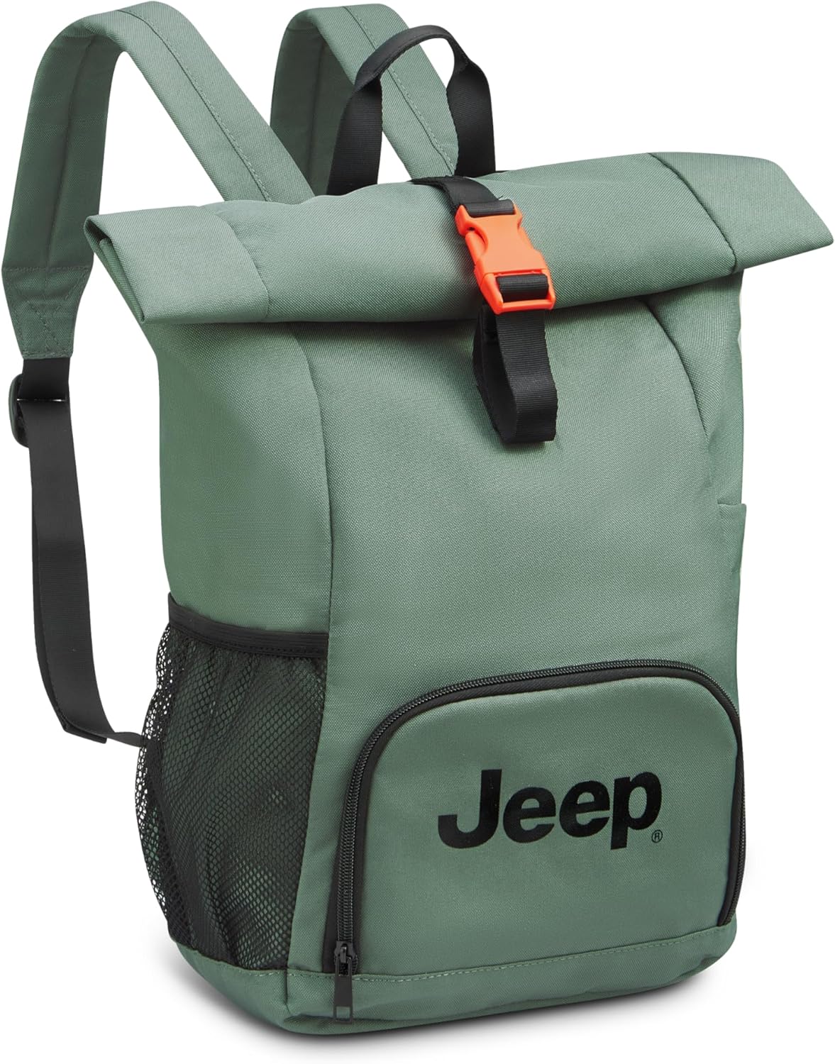 Jeep JS016D Rolltop Travel Backpack for Adventures and School