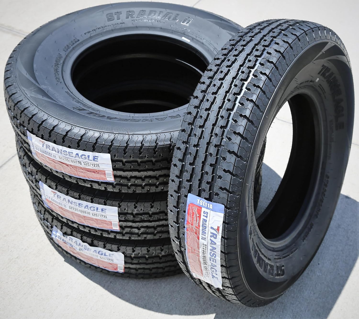 Transeagle ST Radial II Premium Trailer Tires - Set of 4