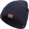 OZERO Thermal Polar Fleece Beanie - Warm Ski Hat
