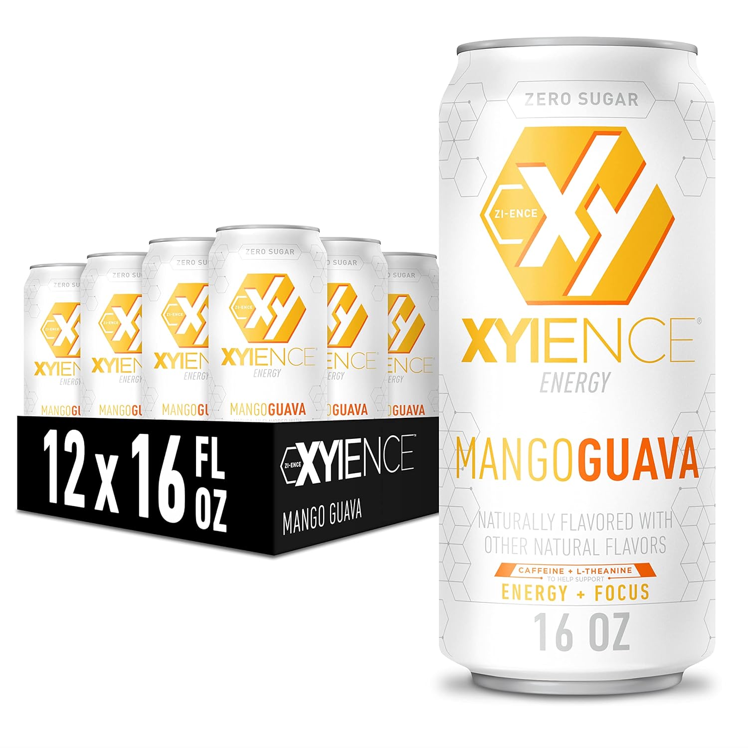 Xyience Mango Guava Energy Drink for Refreshing Energy Boost