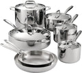 12-Piece Tri-Ply Clad Stainless Steel Cookware Set - Induction Ready