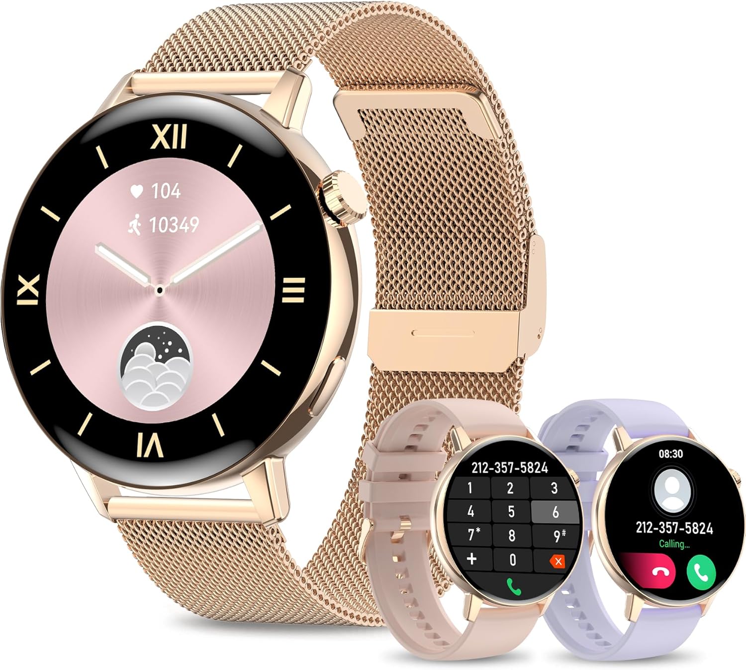 Lefitus Smart Watch: Answer + Make Calls on 1.32 LCD - 20 Sports Modes, Water-resistant