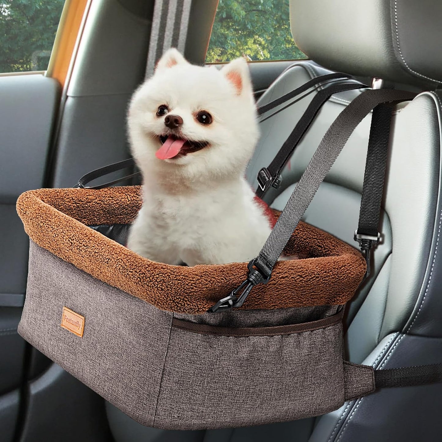 Fostanfly Small Dog Car Seat: Secure & Comfortable Ride