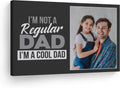 Custom Photo Canvas Print 30x40 in - Personalized Cool Dad Quote