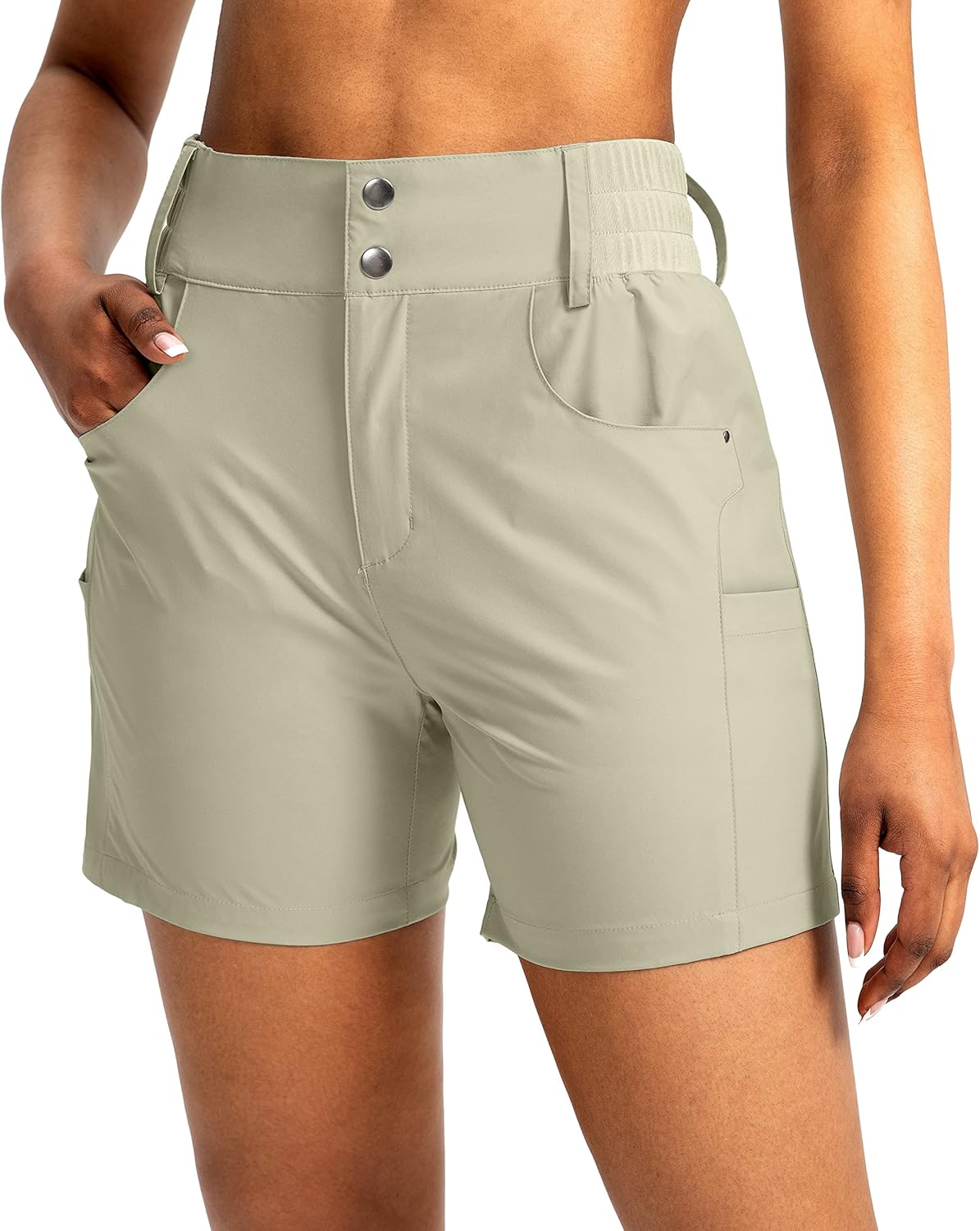 Viodia Women's 5in Hiking Golf Shorts with Pockets for Summer
