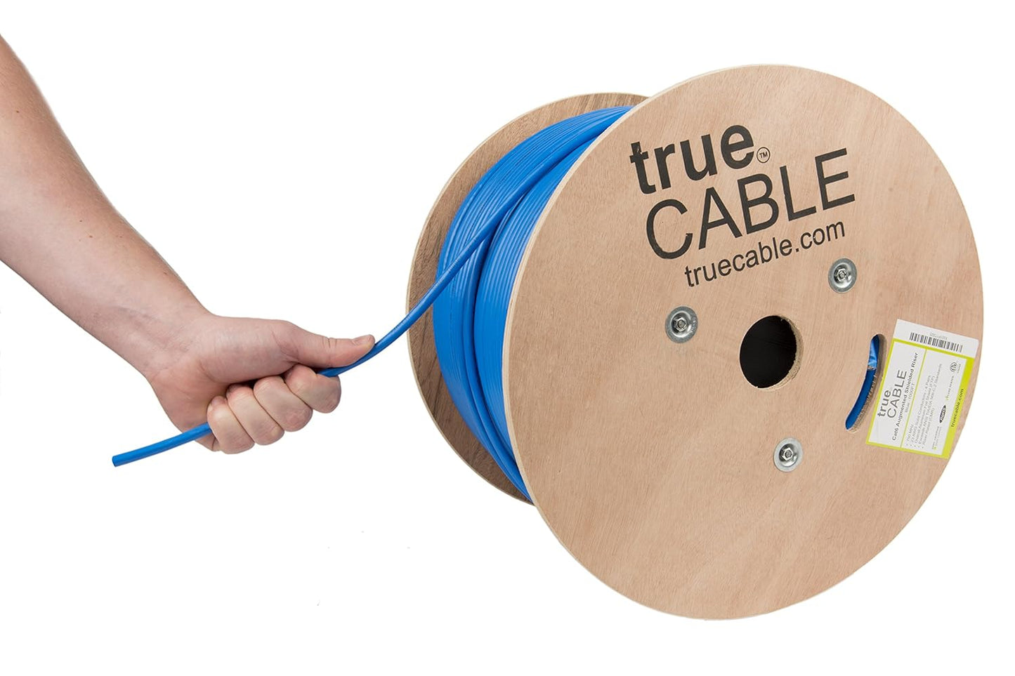 TRUE CABLE Cat6A Shielded Riser Ethernet Cable for Fast Networking