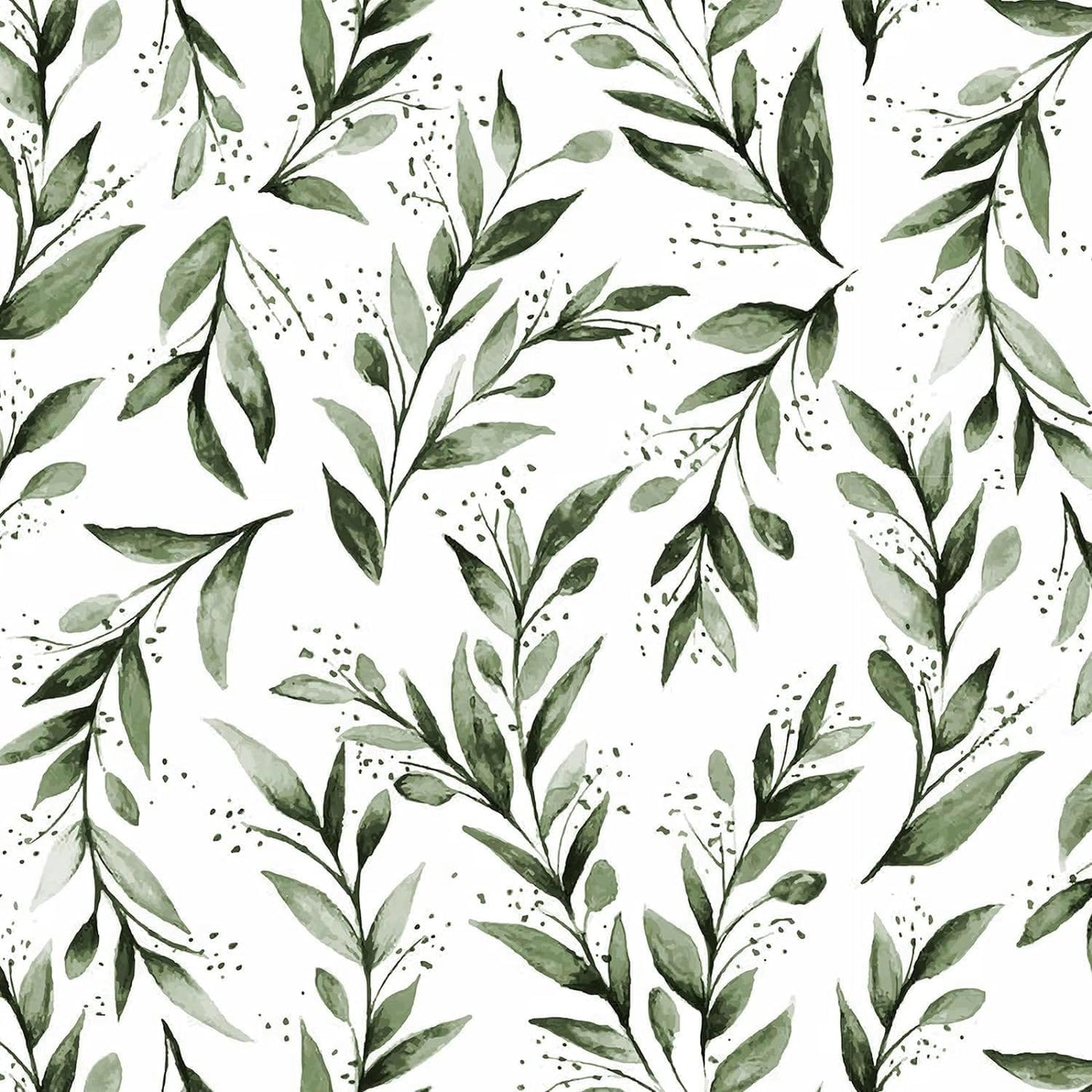 Livebor Green Leaf Wallpaper Peel and Stick for Modern Decor
