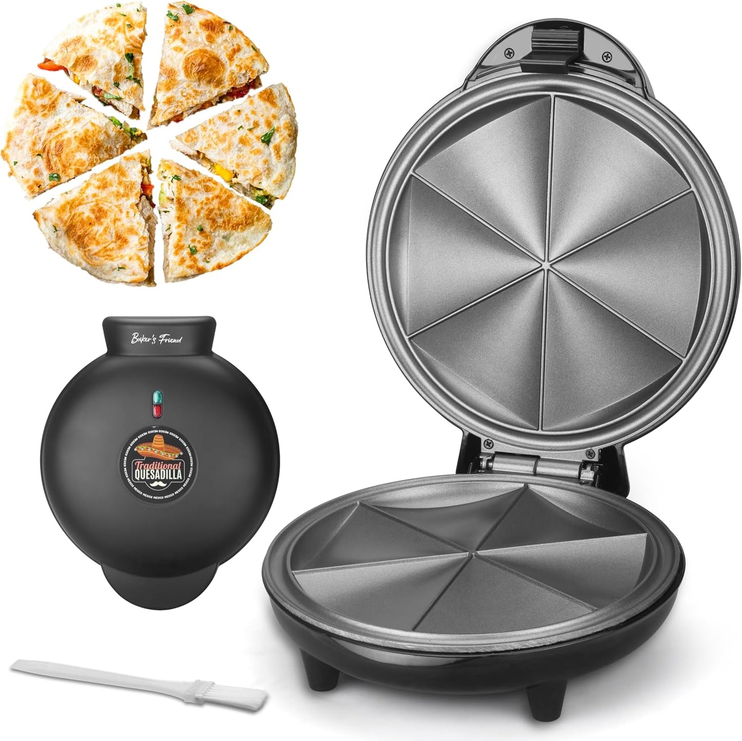 Baker's Friend Electric Quesadilla Maker for Perfect Meals