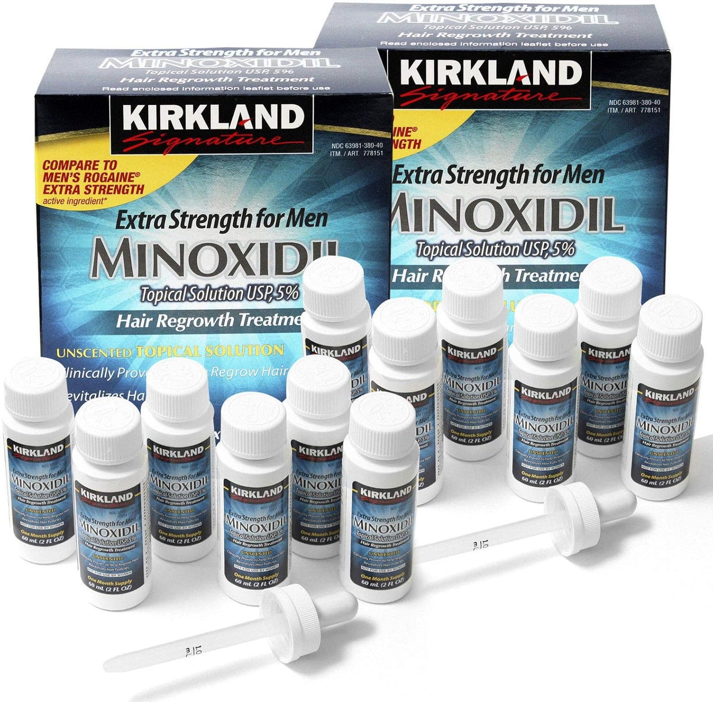 Kirkland Minoxidil 5% Extra Strength Hair Regrowth for Men