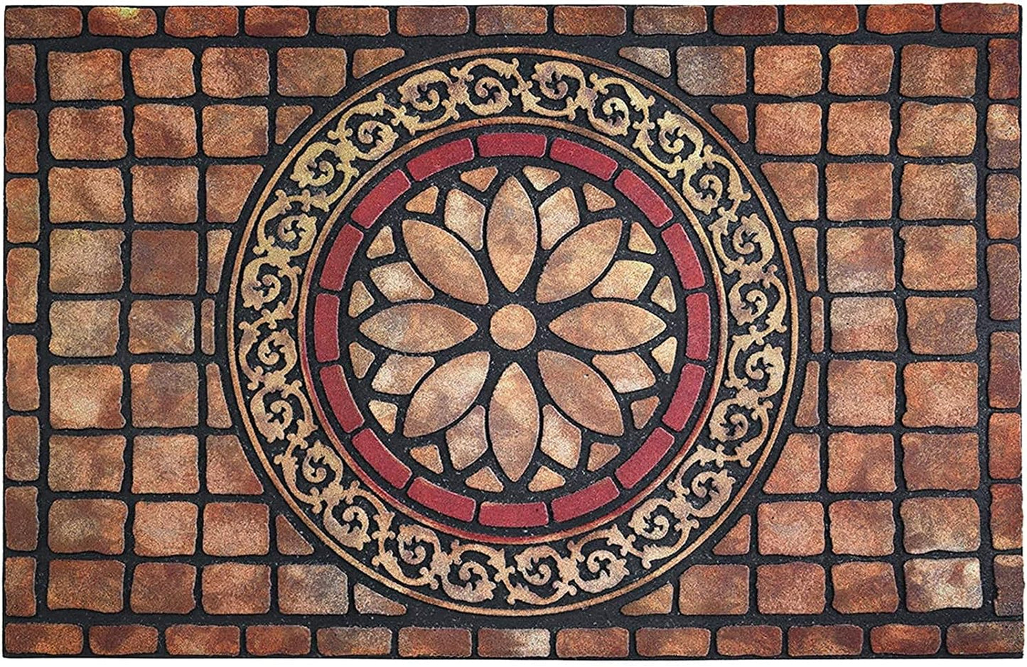 CHICHIC Rectangle Entrance Door Mat for High Traffic Areas