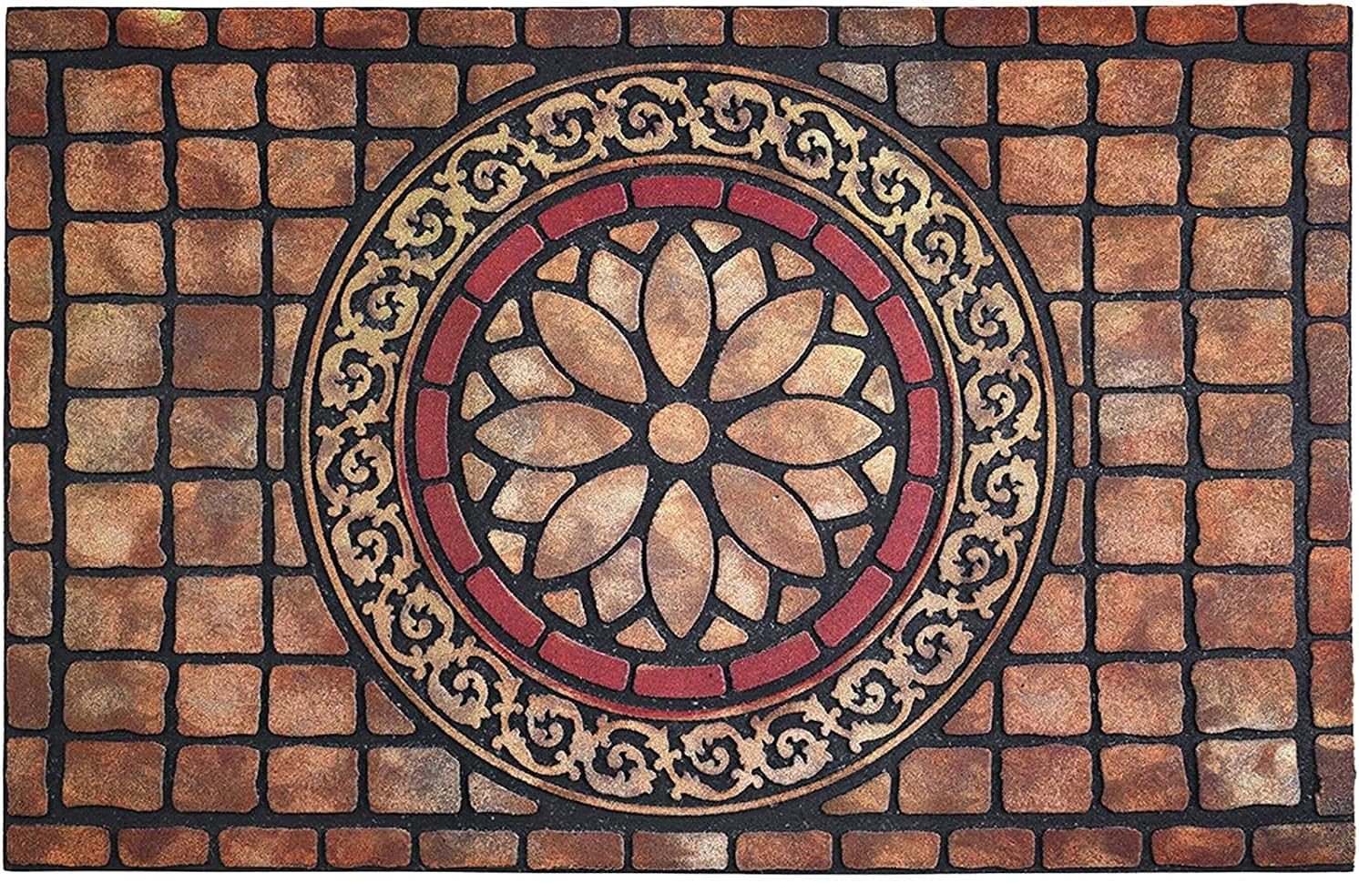 CHICHIC Rectangle Entrance Door Mat for High Traffic Areas