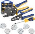 haisstronica Crimping Tool Set - 6PCS Crimping Die for Wiring