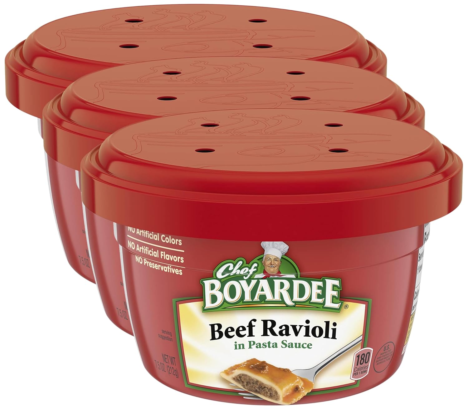 Chef Boyardee Beef Ravioli in Pasta Sauce - Convenient Meal