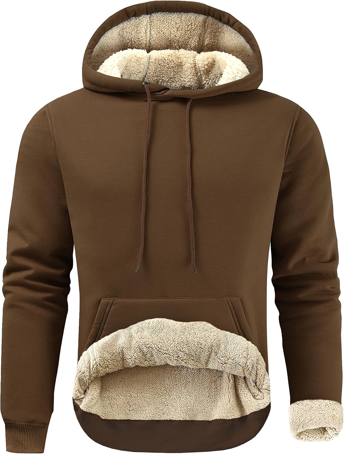 Gesean Men's Cotton Fleece Pullover Hoodie for Comfort and Style